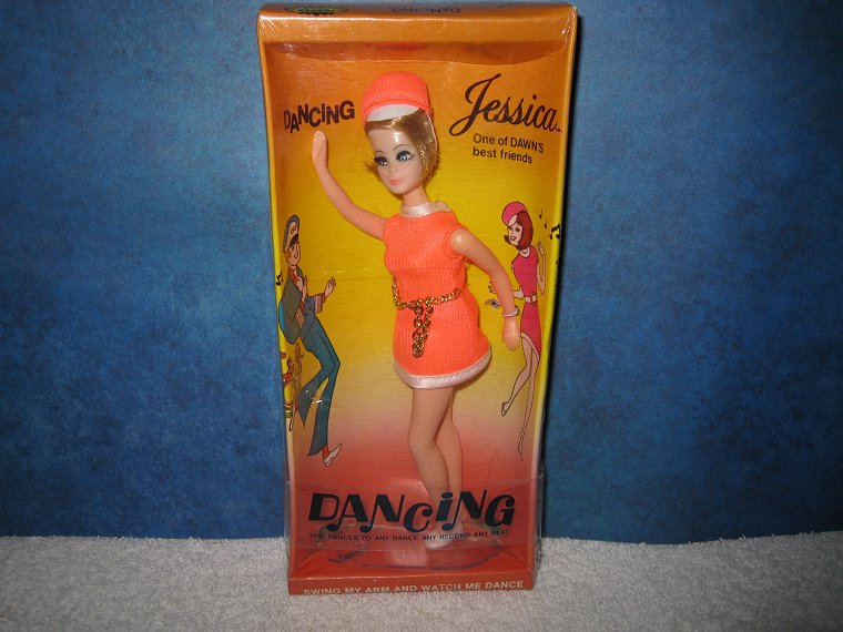 Jessica ---Dancing in orange mini