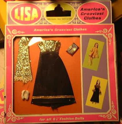 Lisa -- black and gold gown