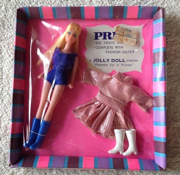 Pride doll purple swimsuit & pink fashion