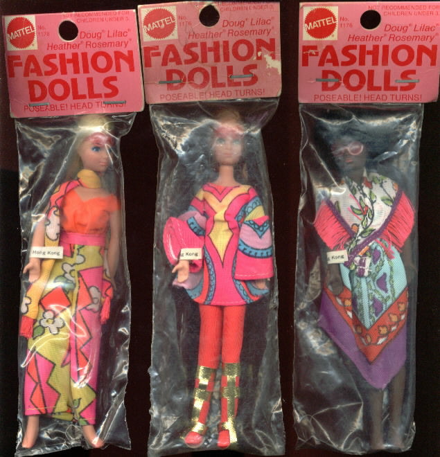 Dolls released in baggies