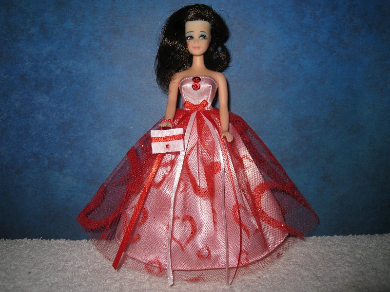 Valentine Red Tulle Gown