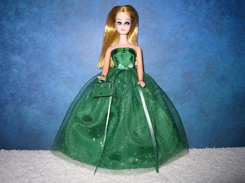 Emerald Glitter Ballgown