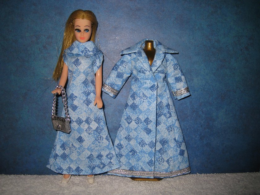 Blue Diamond Gown & coat Repro