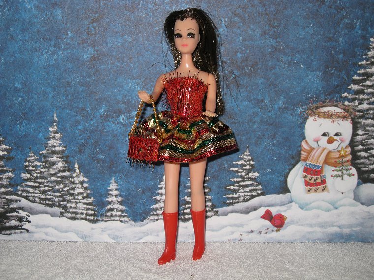 Eyelash Christmas Mini with purse