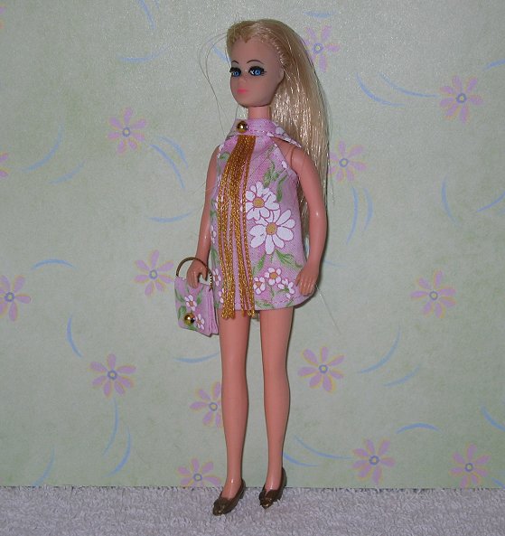  Daisy Pink Sparkle Dancing mini with purse