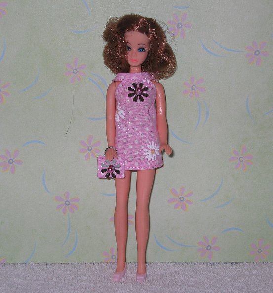  Daisy Pink Sparkle mini with purse