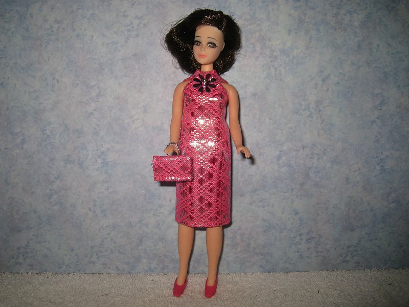  Diamond Pink Dress with purse