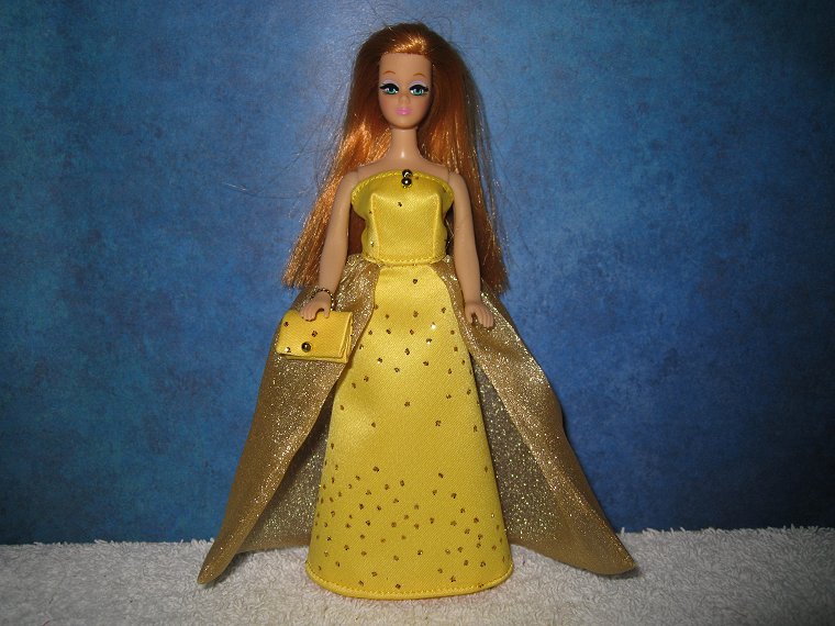 SUNBEAM gown with purse