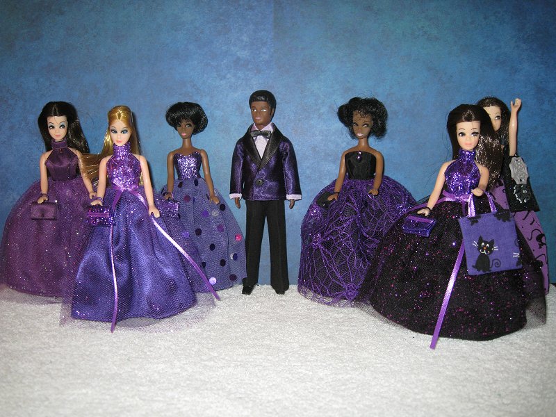 Purple Tuxedo to coordinate with gowns