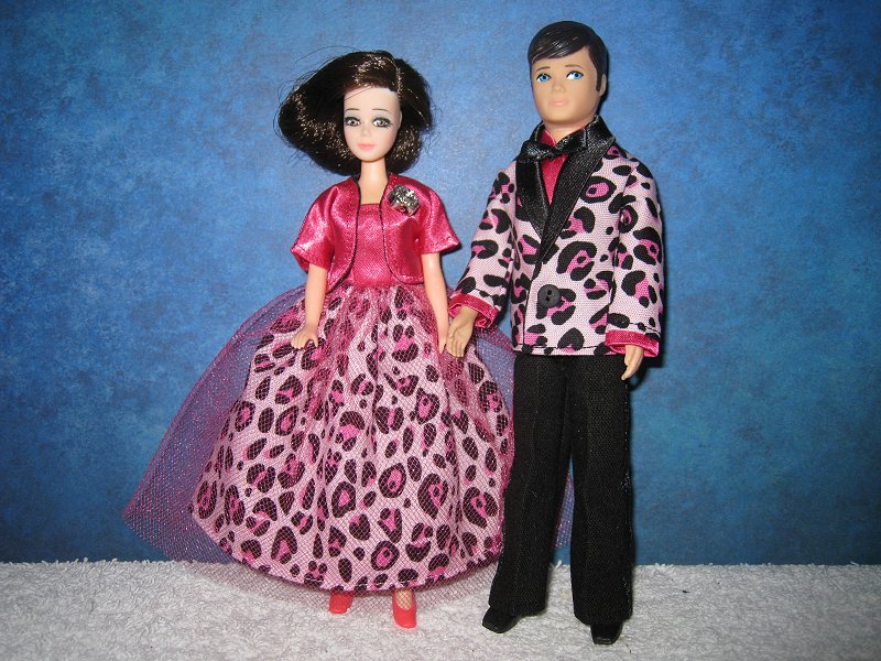 Pink Leopard Tux & Dress Set