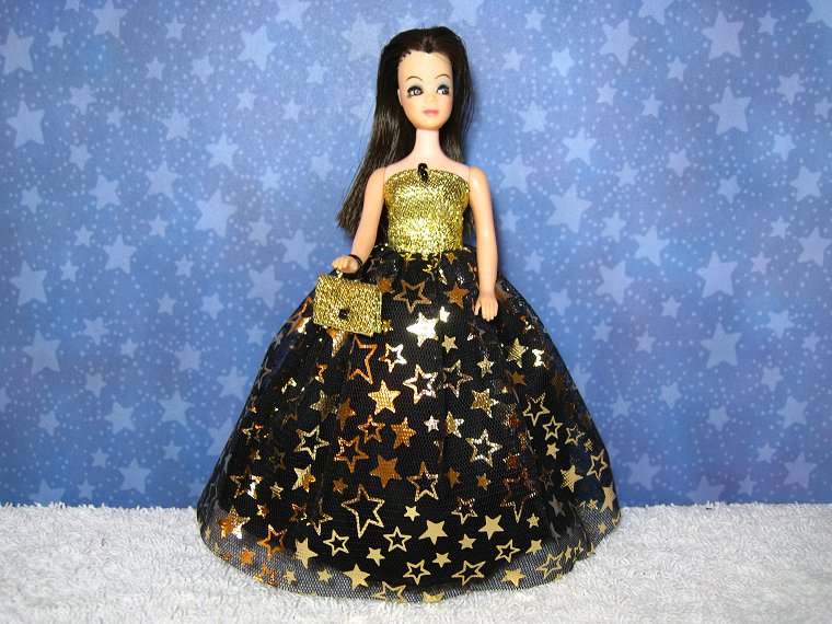 Stars gown with purse