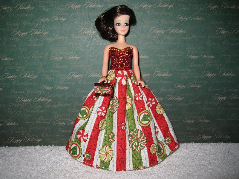 Peppermints Ballgown with purse PREORDER