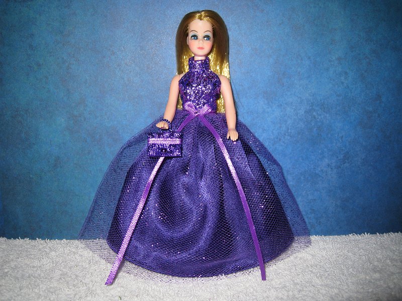  Purple Sparkle ballgown
