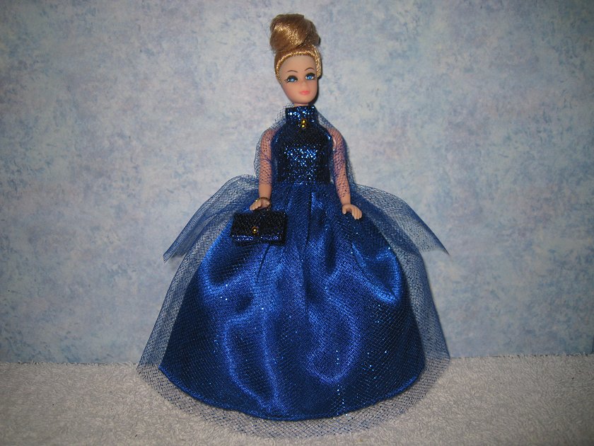 Sapphire ballgown with wrap PREORDER