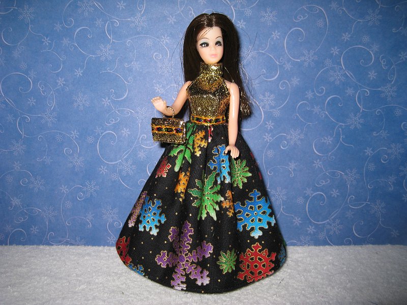 Multicolor Snowflakes Ballgown (Angie)
