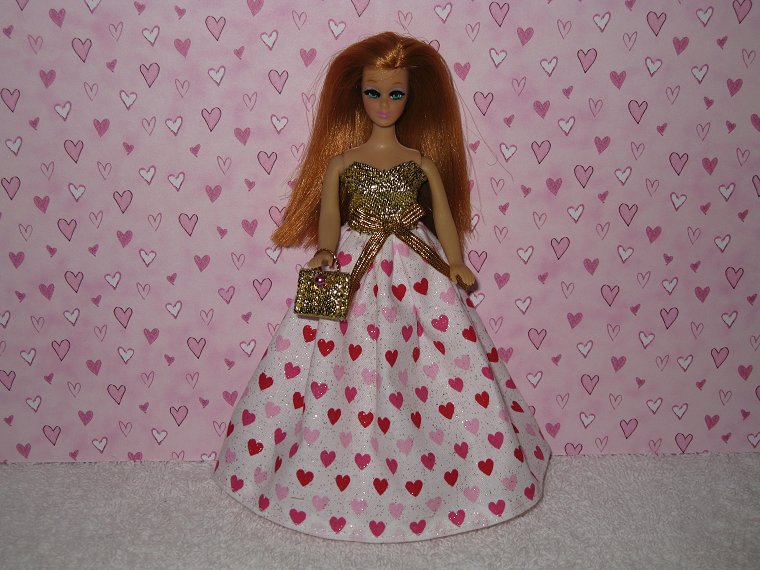 Valentine Gown #7 with purse