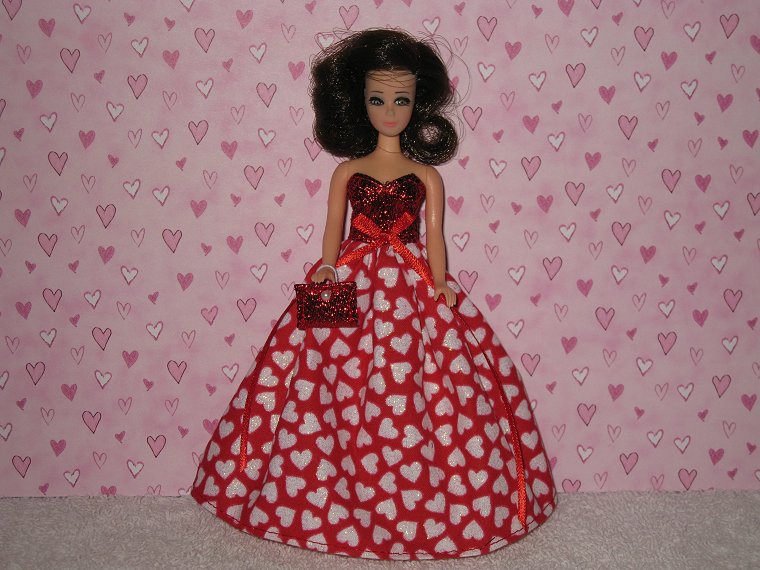 Valentine Gown #8 with purse
