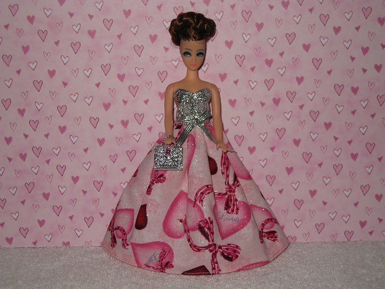 Valentine Gown #9 with purse