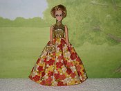 CHERRY BLOSSOM gown with purse
