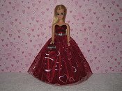 RED HOT 4U2 gown with purse