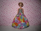 SWEET TARTS CANDY gown with purse