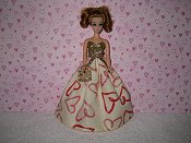 Valentine Gown #6 with purse