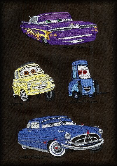Cars -- Ramone, Luigi, Guido, & Doc