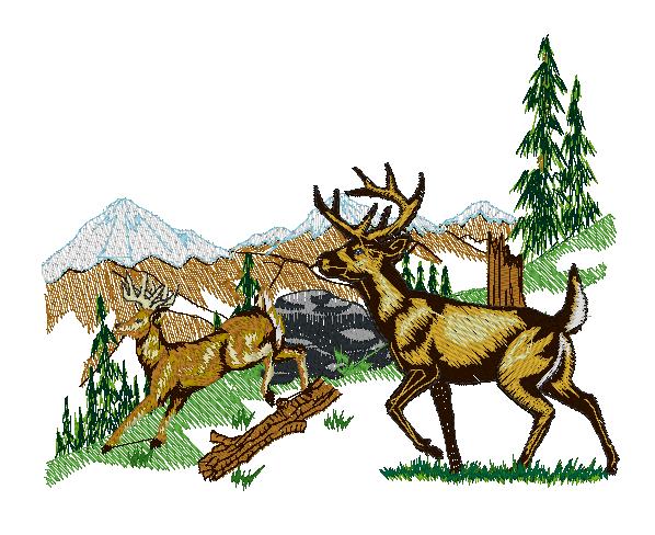 Deer Scene 3