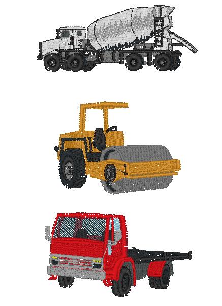Heavy Equipment --Cement, roller, delivery