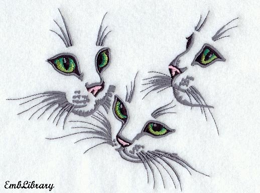 Cat Face Trio
