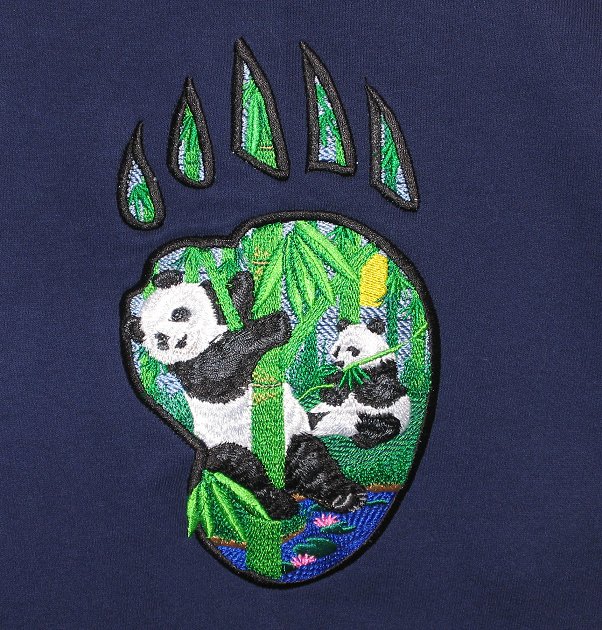 Panda footprint Scene