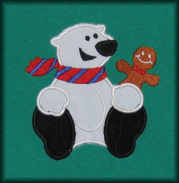 Polar Bear with cookie