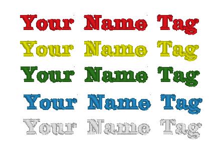 Name Tag Color