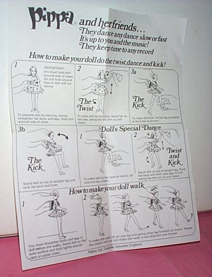 Dancing dolls instruction sheet